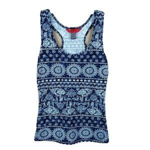 Super Soft Elephant Sun Graphic Racerback Tank